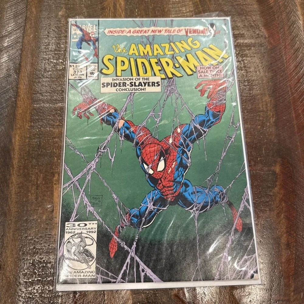 Amazing Spider-Man #373 CGC 9.6 WHITE Pages Venom Backup Story | Bagley Art 1993 - Picture 6 of 6